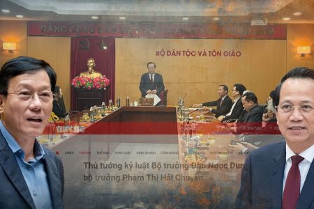 Nhiều bài về tân Bộ trưởng Bộ Dân tộc ,và Tôn giáo từng bị kỷ luật không còn trên VietnamNet