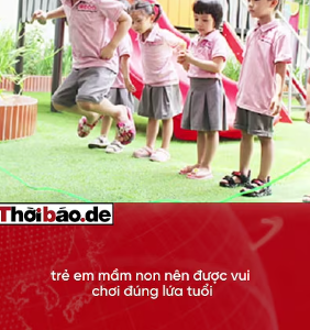 GÂY TRANH CÃI: ĐỀ XUẤT HƯỚNG NGHIỆP TỪ… MẦM NON