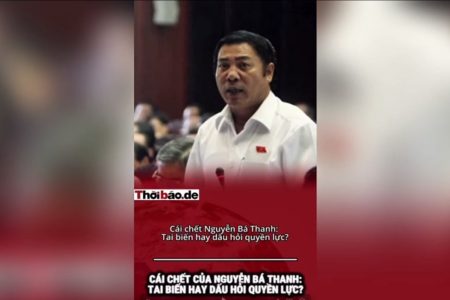 CÁI CHẾT NGUYỄN BÁ THANH: TAI BIẾN HAY DẤU HỎI QUYỀN LỰC?