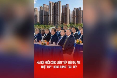 HÀ NỘI KHỞI CÔNG LIÊN TIẾP SIÊU DỰ ÁN: THẬT HAY “BONG BÓNG” ĐẦU TƯ?