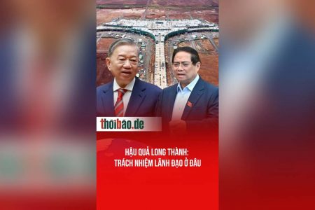 HẬU QUẢ LONG THÀNH: TRÁCH NHIỆM LÃNH ĐẠO Ở ĐÂU