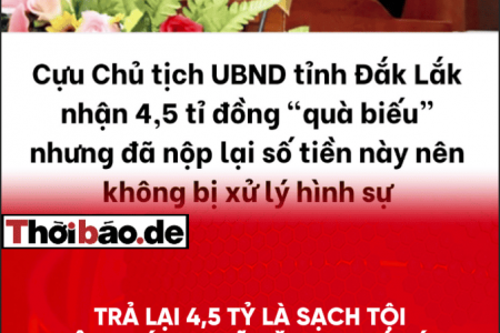Trả lại 4,5 tỷ là sạch tội: Công lý hay ‘kỹ năng thoát án’ thời hiện đại?