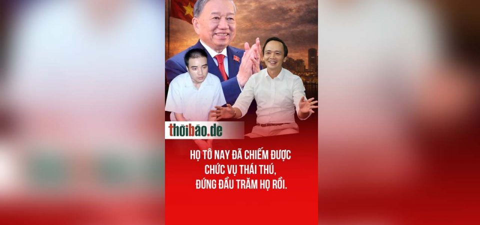 Họ Tô nay đã chiếm được chức vụ Thái Thú, đứng đầu trăm họ rồi.