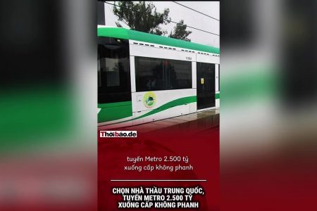 Chọn nhà thầu Trung Quốc, tuyến metro 2.500 tỷ xuống cấp không phanh.