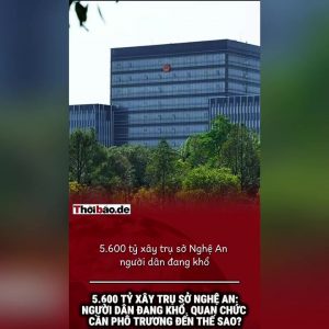 5.600 tỷ xây trụ sở Nghệ An: Người dân đang khổ, quan chức cần phô trương đến thế sao?