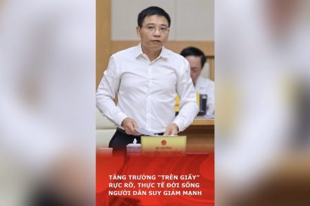 Tăng trưởng “trên giấy” rực rỡ, thực tế đời sống người dân suy giảm mạnh.