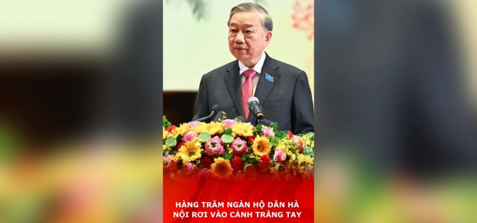 Hàng trăm ngàn hộ dân Hà Nội rơi vào cảnh trắng tay
