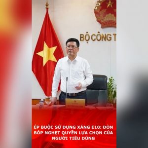 Ép buộc sử dụng xăng E10: Đòn bóp nghẹt quyền lựa chọn của người tiêu dùng