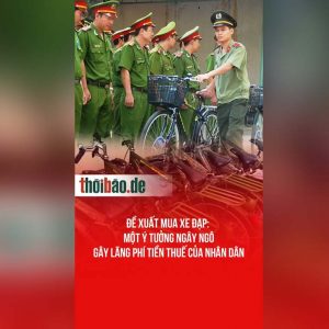 Đề xuất mua xe đạp: Một ý tưởng ngây ngô gây lãng phí tiền thuế của nhân dân
