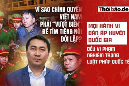 Mọi hành vi đàn áp xuyên quốc gia đều vi phạm nghiêm trọng luật pháp quốc tế