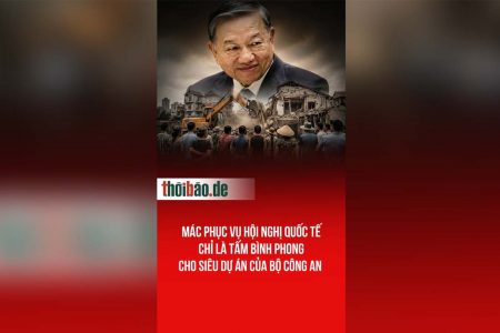 Mác phục vụ hội nghị quốc tế chỉ là tấm bình phong cho siêu dự án của Bộ Công an