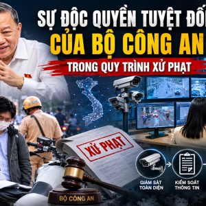 Sự độc quyền tuyệt đối của Bộ Công an trong quy trình xử phạt