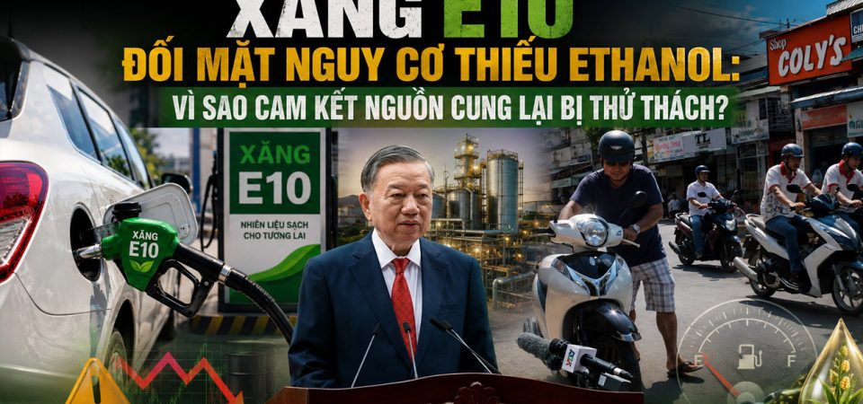 Xăng E10 đối mặt nguy cơ thiếu ethanol: Vì sao cam kết nguồn cung lại bị thử thách? 