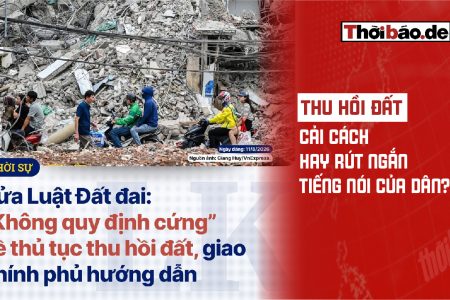 Thu hồi đất: Cải cách hay rút ngắn tiếng nói của dân?