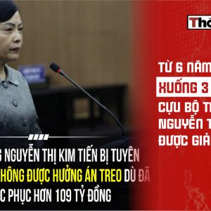 Từ 6 năm xuống 3 năm tù, cựu Bộ trưởng Nguyễn Thị Kim Tiến được giảm án