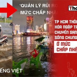 TP HCM thôi hứa xóa ngập triệt để, chuyển sang sống chung với nước ở mức chấp nhận được
